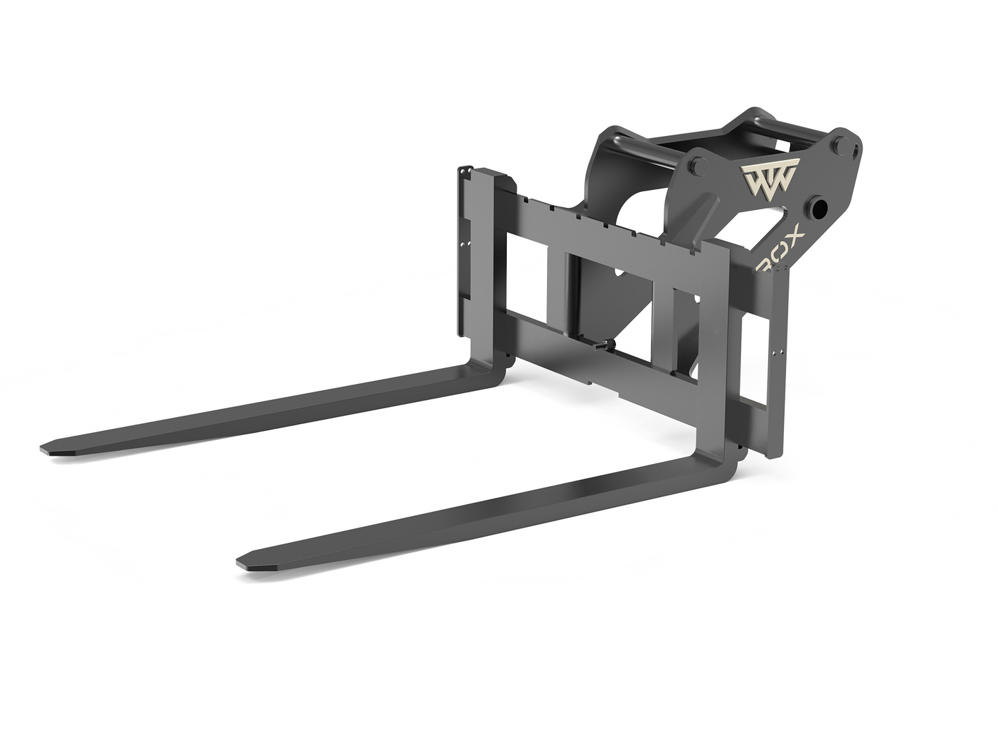 Tiltrotator pallet fork load capacity up to 4.2t